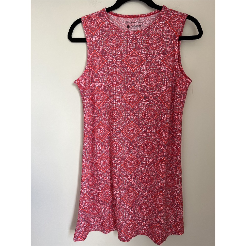 Coolibar Women's UPF 50+ Galene Swim Cover-Up Dress Size XS Sleeveless